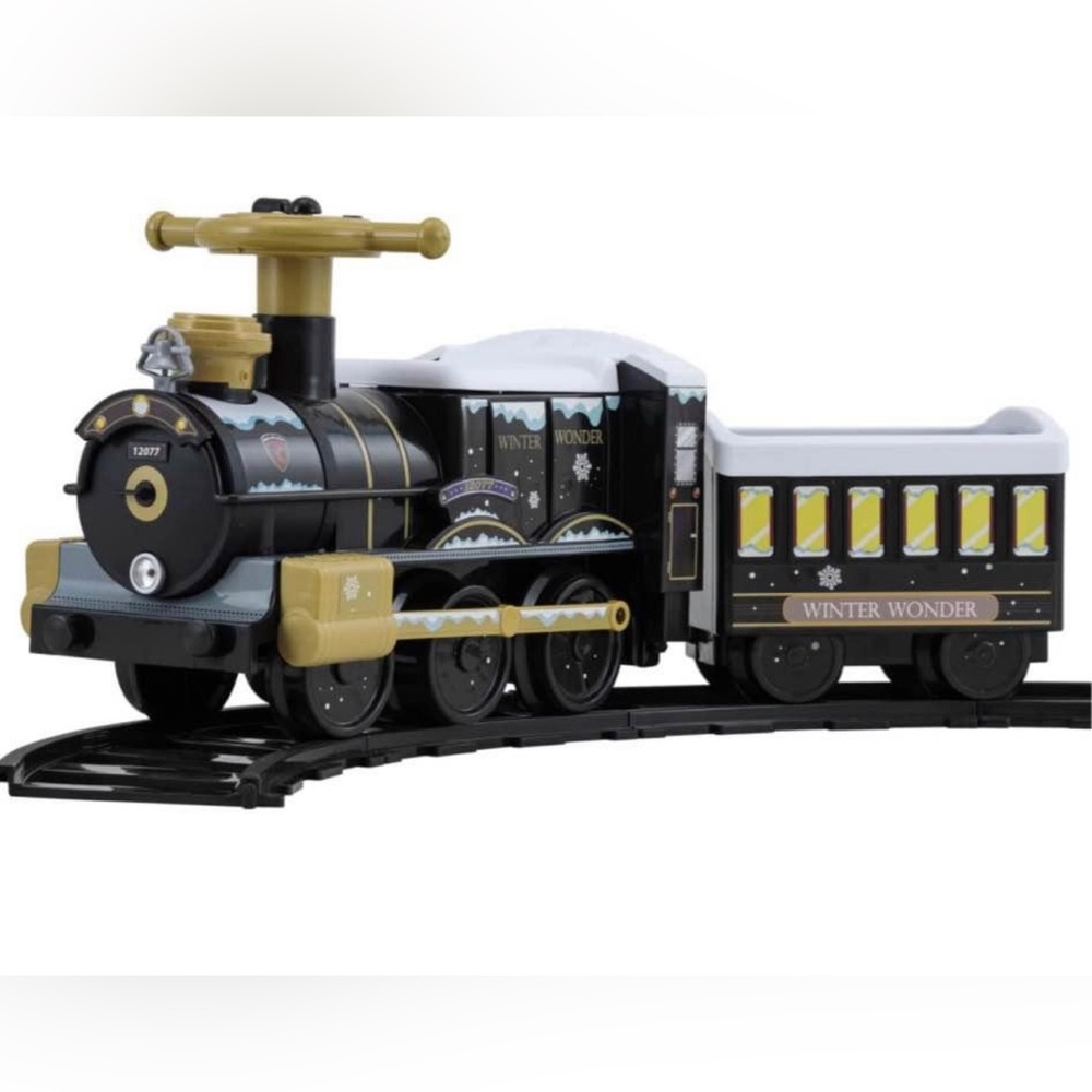 Rollplay Winter Wonder Electric Train Ride On for Kids